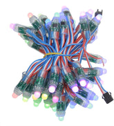 ALITOVE WS2811 12mm Diffused Digital RGB LED Pixel Modules - Set of 50, Waterproof for Vibrant Lighting Displays - ALITOVE-Add Vivid Color to Life